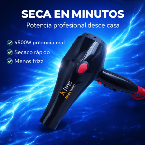 secador kfune megaturbo 4500w seca cabello rapido sin frizz potencia profesional colombia