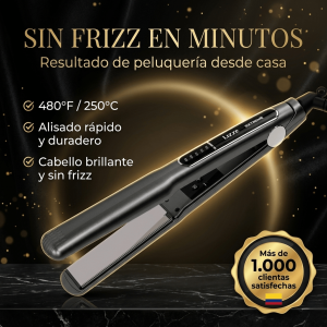 plancha lizze extreme alisando cabello sin frizz resultado profesional en casa colombia