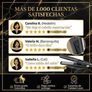 reseñas clientas satisfechas plancha lizze extreme colombia cabello liso opiniones positivas