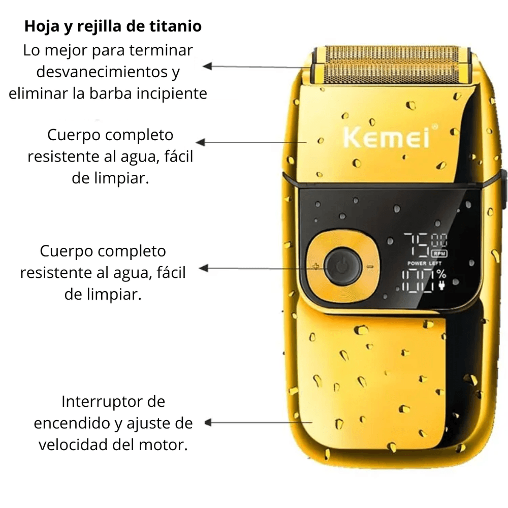 SHAVER KEMEI 2028 - Imagen 2