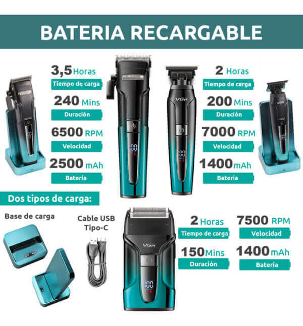 Kit Barbería VGR-694 - Imagen 9