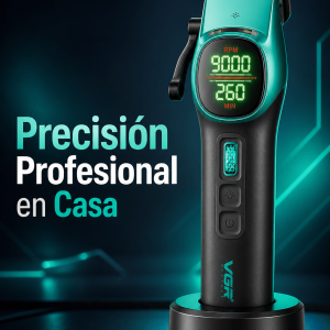 maquina VGR 885 S2 profesional con pantalla LED y base de carga